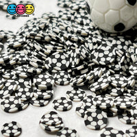 Soccer Ball Theme Fimo Slices Football Sport Fake Sprinkles Decoden Jimmies Sprinkle