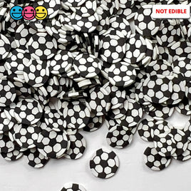 Soccer Ball Theme Fimo Slices Football Sport Fake Sprinkles Decoden Jimmies Sprinkle