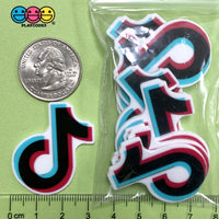 Tiktok Planar Flatback Cabochon Planars