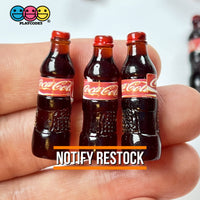 Soda Bottle Charms Fake Food Realistic Bottles Miniatures 3 Types 10Pcs Coke(10Pcs) Charm