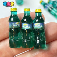 Soda Bottle Charms Fake Food Realistic Bottles Miniatures 3 Types 10Pcs Sprite(10Pcs) Charm