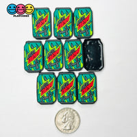 Shoe Charms WITHOUT Buckle Botton Bendable Soda Can Mountain Fake Food Flatback Cabochons Slime Supply Fake Backe