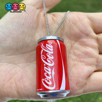 Cans Of Soda 3D Charms With Hooks Coke Pepsi Sprite And Orange Fanta 5 Pcs Charm