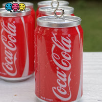 Cans Of Soda 3D Charms With Hooks Coke Pepsi Sprite And Orange Fanta 5 Pcs Charm
