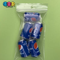 Cans Of Soda 3D Charms With Hooks Coke Pepsi Sprite And Orange Fanta 5 Pcs Charm