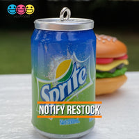 Cans Of Soda 3D Charms With Hooks Coke Pepsi Sprite And Orange Fanta 5 Pcs Charm