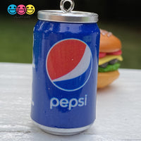 Cans Of Soda 3D Charms With Hooks Coke Pepsi Sprite And Orange Fanta 5 Pcs Charm