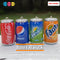 Cans Of Soda 3D Charms With Hooks Coke Pepsi Sprite And Orange Fanta 5 Pcs Charm