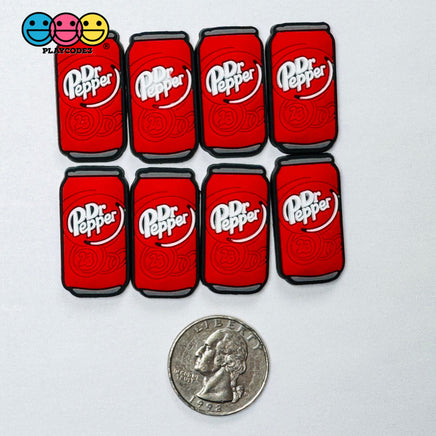 Soda Cans Fake Food Shoe Charms WITHOUT Buckle Botton Bendable Flatback Cabochons Slime Supply Fake Decoden 8pcs Dr