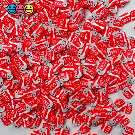 Coke Cans Soda Fimo Slices Fake Clay Sprinkles Decoden Soft Drink Jimmies Funfetti 5Mm 10 Grams