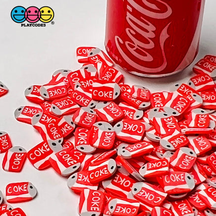 Coke Cans Soda Fimo Slices Fake Clay Sprinkles Decoden Soft Drink Jimmies Funfetti 5Mm Sprinkle