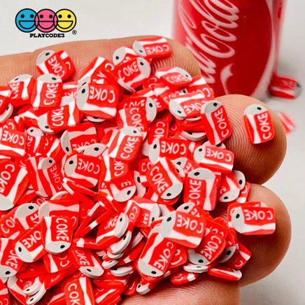 Coke Cans Soda Fimo Slices Fake Clay Sprinkles Decoden Soft Drink Jimmies Funfetti 5Mm Sprinkle