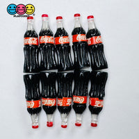 Soft Drink Mini Old Fashion Soda Bottle Fake Food Miniatures 3D Charms Cabochon 10pcs C3 Charm