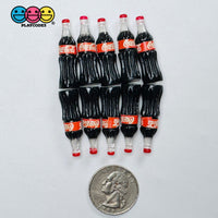Soft Drink Mini Old Fashion Soda Bottle Fake Food Miniatures 3D Charms Cabochon 10pcs C3 Charm