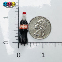 Soft Drink Mini Old Fashion Soda Bottle Fake Food Miniatures 3D Charms Cabochon 10pcs C3 Charm