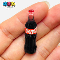 Soft Drink Mini Old Fashion Soda Bottle Fake Food Miniatures 3D Charms Cabochon 10pcs C3 Charm