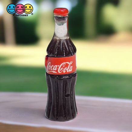 Soft Drink Mini Old Fashion Soda Bottle Fake Food Miniatures 3D Charms Cabochon 10Pcs C3 Charm