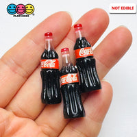 Soft Drink Mini Old Fashion Soda Bottle Fake Food Miniatures 3D Charms Cabochon 10pcs C3 Charm