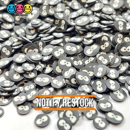 Soot Sprite Susuwatari Sprites Fimo Slices Halloween Fake Sprinkles Decoden 5Mm 100 Grams Sprinkle