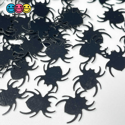 Spider Black Halloween Table Scatter Spiders Confetti Glitter Decorations