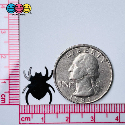 Spider Black Halloween Table Scatter Spiders Confetti Glitter Decorations