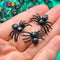 Spider Mini Black Spiders Charm Halloween Cabochons 30 Pcs