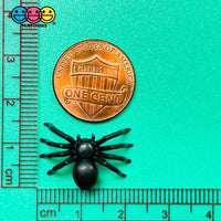 Spider Mini Black Spiders Charm Halloween Cabochons 30 Pcs
