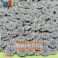 Spider Web Clay Fimo Slices Halloween Decoden 20 Grams / 10Mm Sprinkle