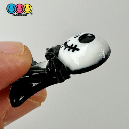 Spooky Skeleton Head Charm Plastic Party Favors Halloween Cabochons 10 Pcs Playcode3 Llc