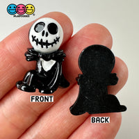 Spooky Skeleton Head Charm Plastic Party Favors Halloween Cabochons 10 Pcs Playcode3 Llc