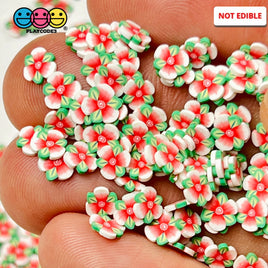 Spring Flower Fake Clay Sprinkles Fimo Flowers Decoden Jimmies Funfetti Sprinkle
