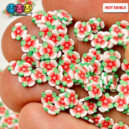 Spring Flower Fake Clay Sprinkles Fimo Flowers Decoden Jimmies Funfetti Sprinkle
