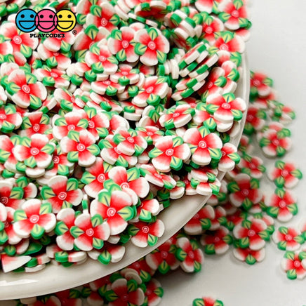 Spring Flower Fake Clay Sprinkles Fimo Flowers Decoden Jimmies Funfetti Sprinkle