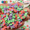 Spring Flower Mix Red Green Purple Harvest Fimo Fake Sprinkles Confetti Funfetti Sprinkle