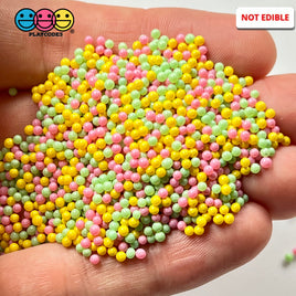 Spring Mix Nonpareil Glass 1.9Mm Beads Caviar Faux Sprinkles Decoden Bead