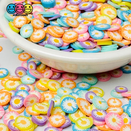 Spring Summer Flower Multi Color Mixes Easter Garden Fake Clay Sprinkles Decoden Fimo Jimmies