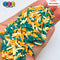 St Patrick Holiday Orange Dark Green Light Yellow 5mm Fake Clay Sprinkles Decoden Fimo Jimmies PLAYCODE3 Sprinkle