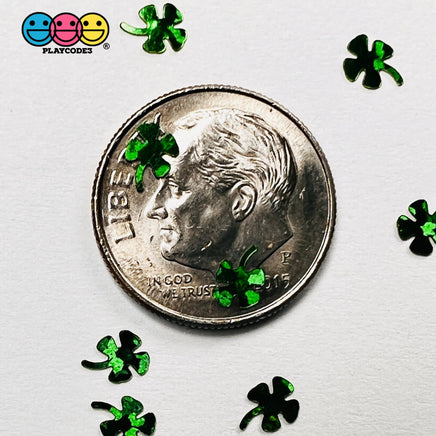 St. Patricks Day Clovers Shamrock Plastic Glitters Decoden Sprinkle
