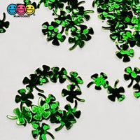 St. Patricks Day Clovers Shamrock Plastic Glitters Decoden Sprinkle