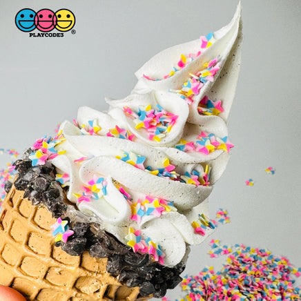 Star Multi-Color Rainbow Fimo Slices Mix Fake Clay Sprinkles Decoden Jimmies Playcode3 Llc Sprinkle