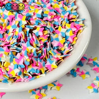 Star Multi-Color Rainbow Fimo Slices Mix Fake Clay Sprinkles Decoden Jimmies Playcode3 Llc Sprinkle