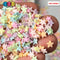 Star Pastel Mixed Colors Fimo Slices Mix Fake Clay Sprinkles Easter Decoden Jimmies Sprinkle