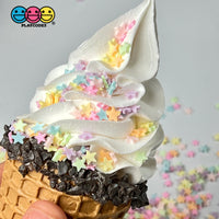 Star Pastel Mixed Colors Fimo Slices Mix Fake Clay Sprinkles Easter Decoden Jimmies Sprinkle