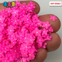 Hot Pink Star Fish Summer Sea Beach Aqua Kawaii Cute Fake Clay Sprinkles Decoden Jimmies 10 Grams
