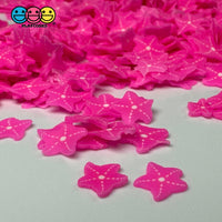 Hot Pink Star Fish Summer Sea Beach Aqua Kawaii Cute Fake Clay Sprinkles Decoden Jimmies Sprinkle