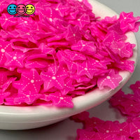 Hot Pink Star Fish Summer Sea Beach Aqua Kawaii Cute Fake Clay Sprinkles Decoden Jimmies Sprinkle