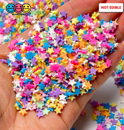 Star Colored Fimo Slices Fake Clay Sprinkles Decoden Jimmies Playcode3 Llc Sprinkle