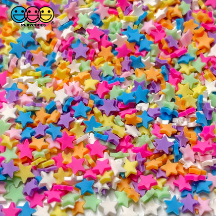 Star Colored Fimo Slices Fake Clay Sprinkles Decoden Jimmies Playcode3 Llc 20 Grams Sprinkle