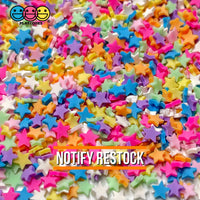 Star Colored Fimo Slices Fake Clay Sprinkles Decoden Jimmies Playcode3 Llc 20 Grams Sprinkle