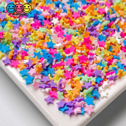 Star Colored Fimo Slices Fake Clay Sprinkles Decoden Jimmies Playcode3 Llc Sprinkle